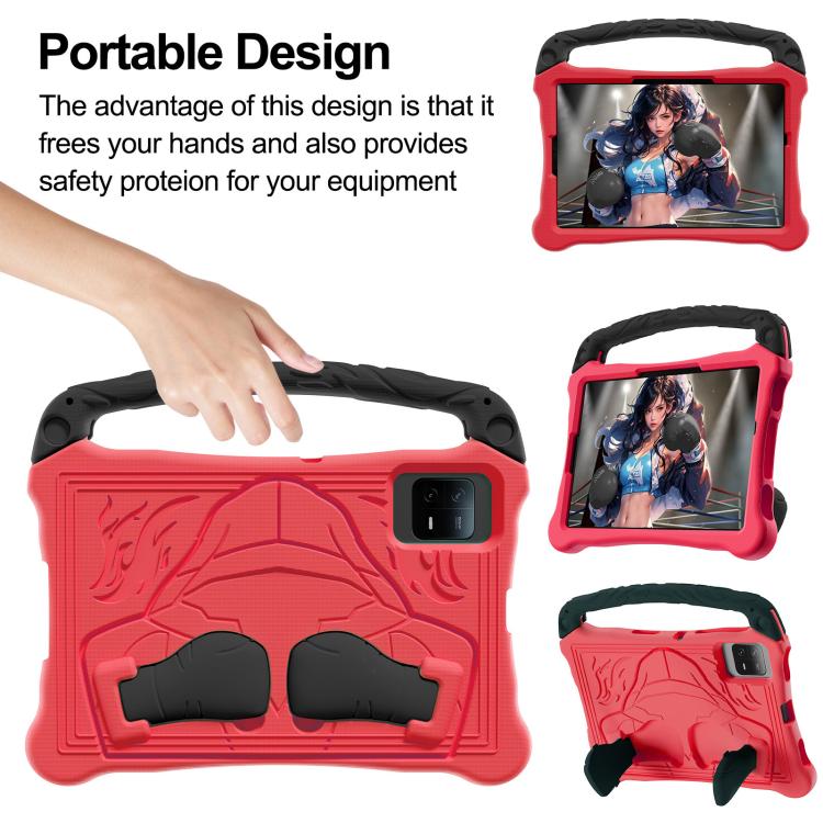 For Samsung Galaxy Tab S9 Boxing Series Kickstand EVA Shockproof Tablet Case with Shoulder Strap