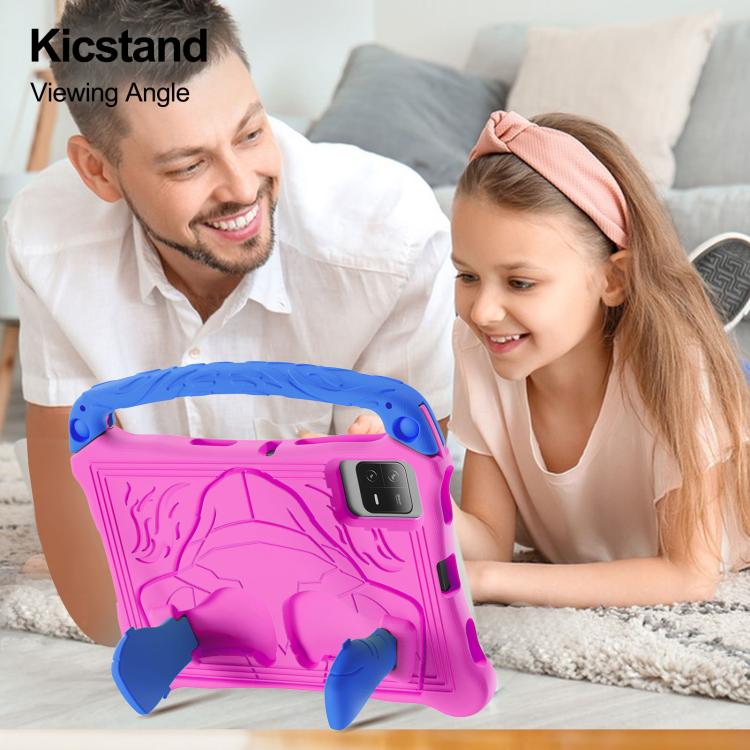 For Samsung Galaxy Tab S9 Boxing Series Kickstand EVA Shockproof Tablet Case with Shoulder Strap