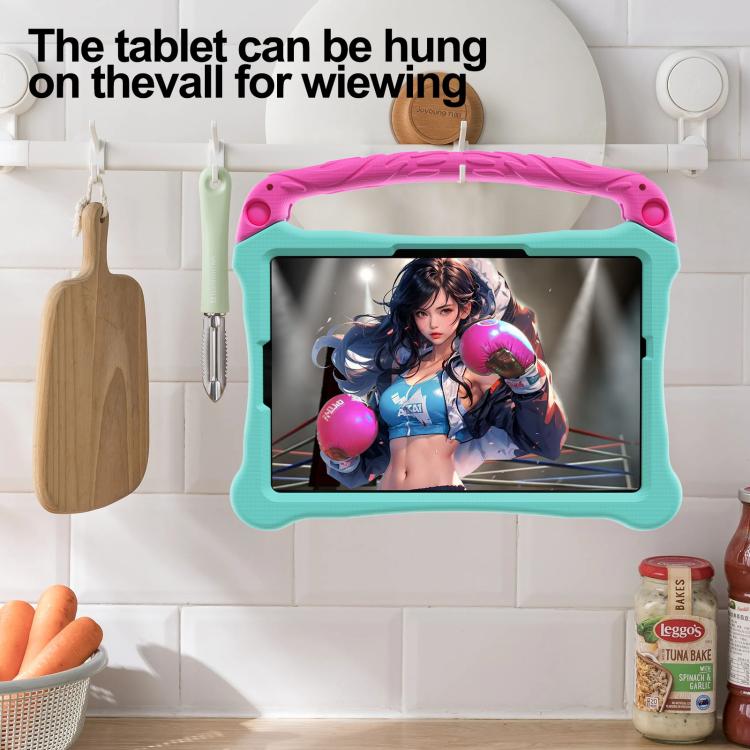 For Samsung Galaxy Tab S8 Boxing Series Kickstand EVA Shockproof Tablet Case with Shoulder Strap