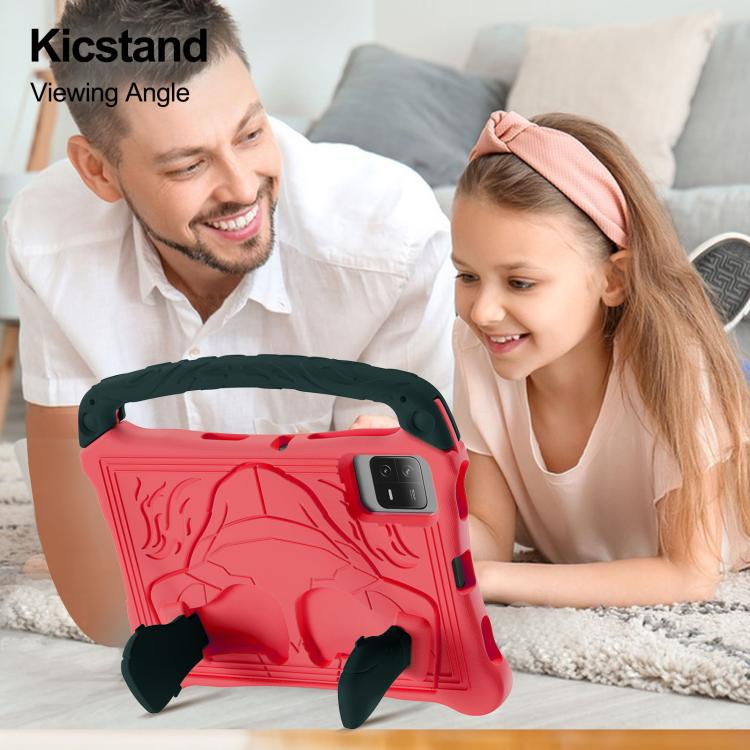 For Samsung Galaxy Tab S8 Boxing Series Kickstand EVA Shockproof Tablet Case with Shoulder Strap