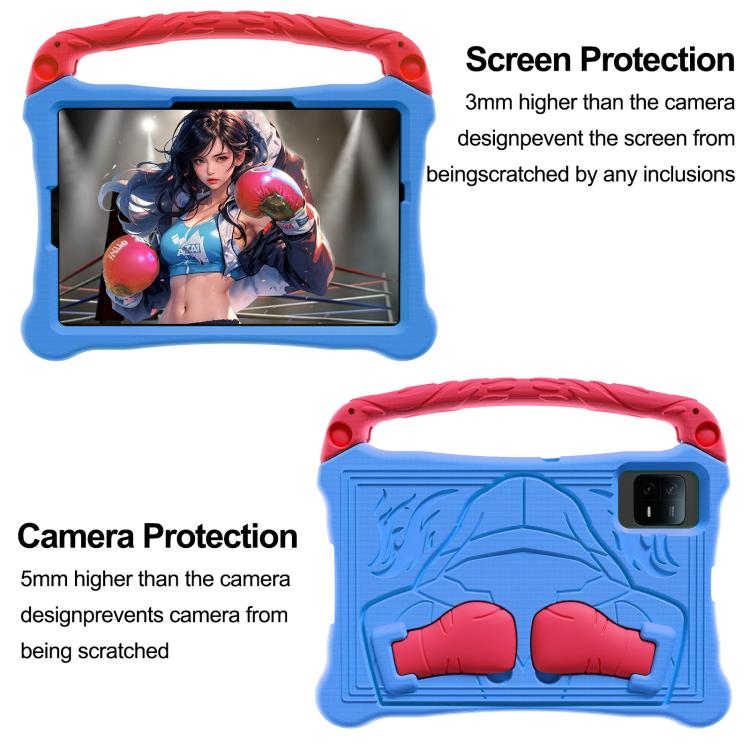 For Samsung Galaxy Tab S7 Boxing Series Kickstand EVA Shockproof Tablet Case with Shoulder Strap