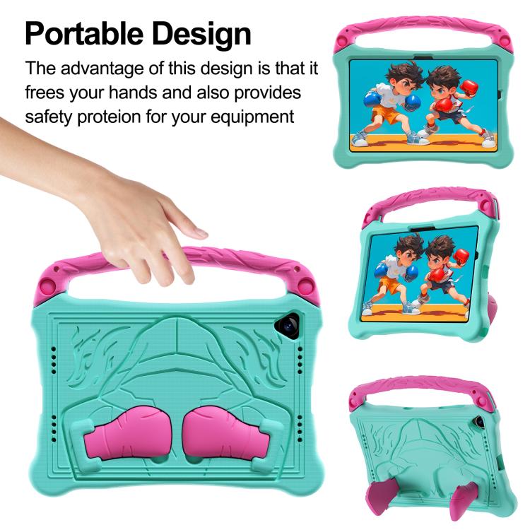 For Samsung Galaxy Tab A11+ / A9+ Boxing Series Kickstand EVA Shockproof Tablet Case with Shoulder Strap