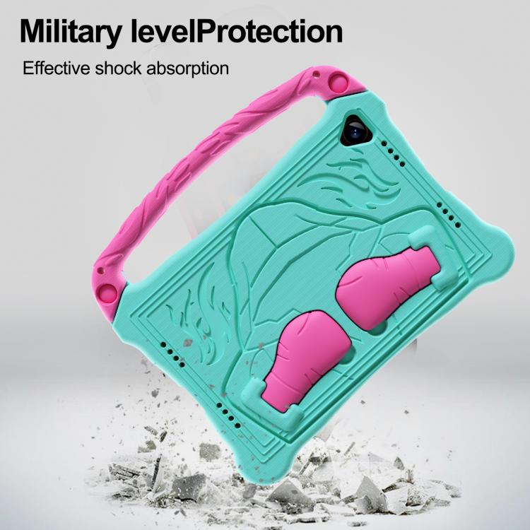 For Samsung Galaxy Tab A11+ / A9+ Boxing Series Kickstand EVA Shockproof Tablet Case with Shoulder Strap