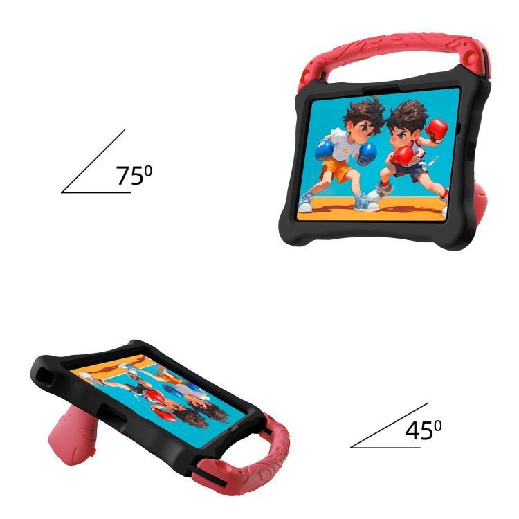 For Samsung Galaxy Tab A11+ / A9+ Boxing Series Kickstand EVA Shockproof Tablet Case with Shoulder Strap
