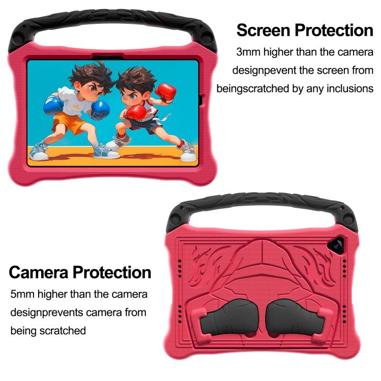 For Samsung Galaxy Tab A11+ / A9+ Boxing Series Kickstand EVA Shockproof Tablet Case with Shoulder Strap