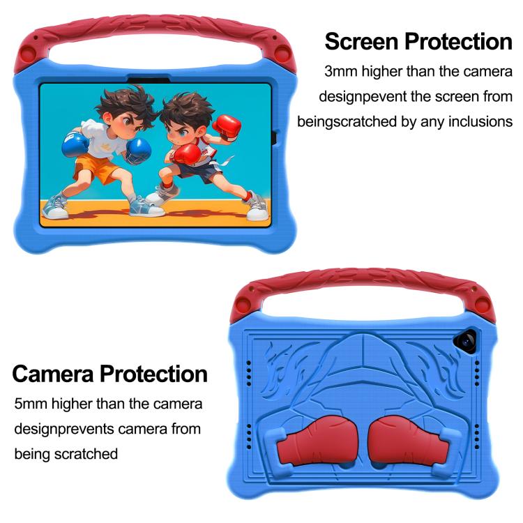 For Samsung Galaxy Tab A11+ / A9+ Boxing Series Kickstand EVA Shockproof Tablet Case with Shoulder Strap