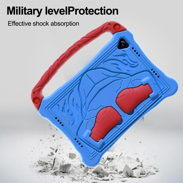 For Samsung Galaxy Tab A11+ / A9+ Boxing Series Kickstand EVA Shockproof Tablet Case with Shoulder Strap