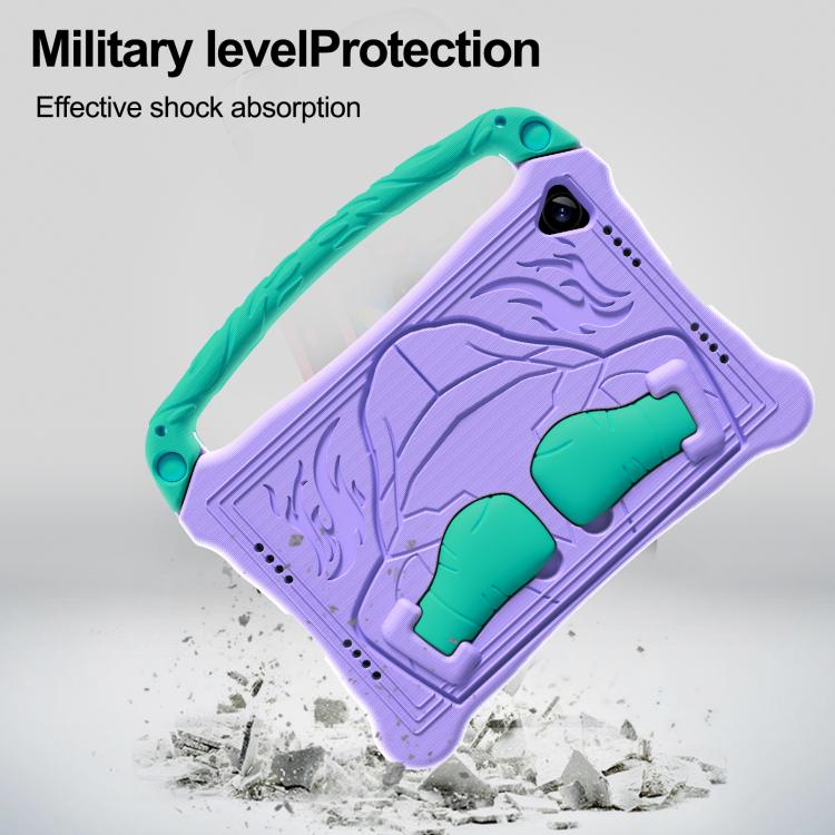 For Samsung Galaxy Tab A11+ / A9+ Boxing Series Kickstand EVA Shockproof Tablet Case with Shoulder Strap