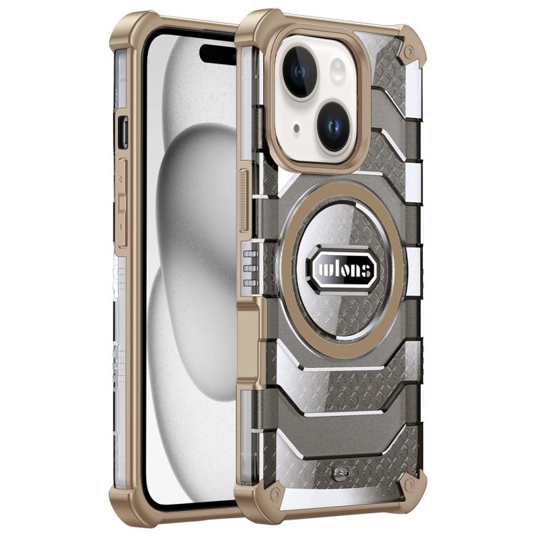 For iPhone 15 wlons Explorer Series PC Hybrid TPU MagSafe Magnetic Case