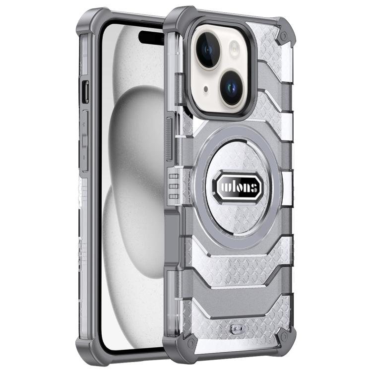 For iPhone 15 wlons Explorer Series PC Hybrid TPU MagSafe Magnetic Case