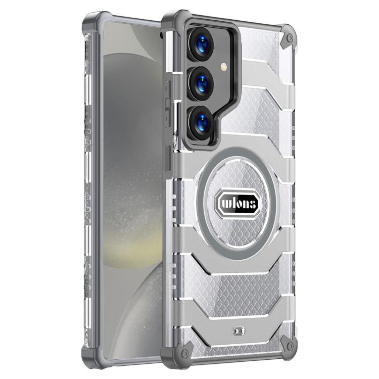 For Samsung Galaxy S24+ 5G wlons Explorer Series PC Hybrid TPU MagSafe Magnetic Case
