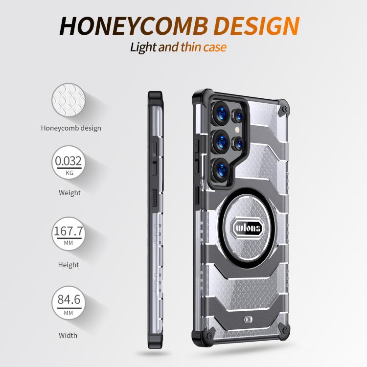 For Samsung Galaxy S24+ 5G wlons Explorer Series PC Hybrid TPU MagSafe Magnetic Case