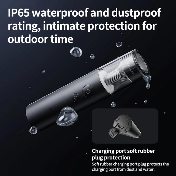 Original Xiaomi Mijia Multifunctional Portable Flashlight 1000LM IP65 Protection - Metal Grey