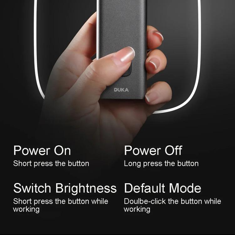 Original Xiaomi Youpin DUKA FL1 Multifunctional Flashlight with 7-gear Lighting Mode - Dark Grey