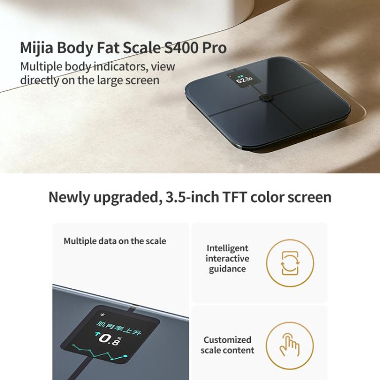 Xiaomi Mijia Body Fat Scale S400 Pro - Black