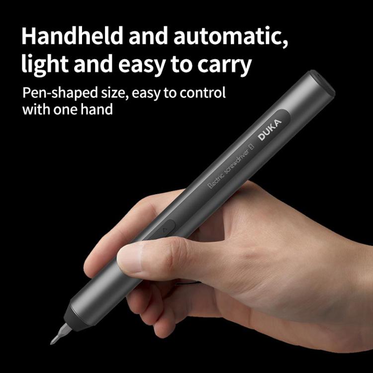 Original Xiaomi Youpin DUKA E1 Electric Screwdriver Set - Black