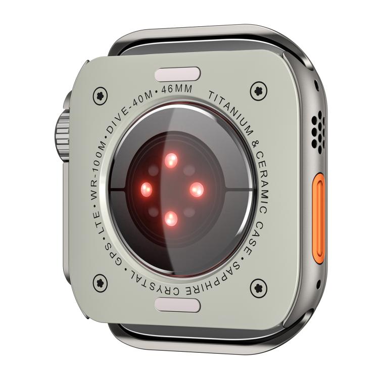For Apple Watch Series 9 / 8 / 7 45mm Change to Ultra 49mm Zinc Alloy Watch Case