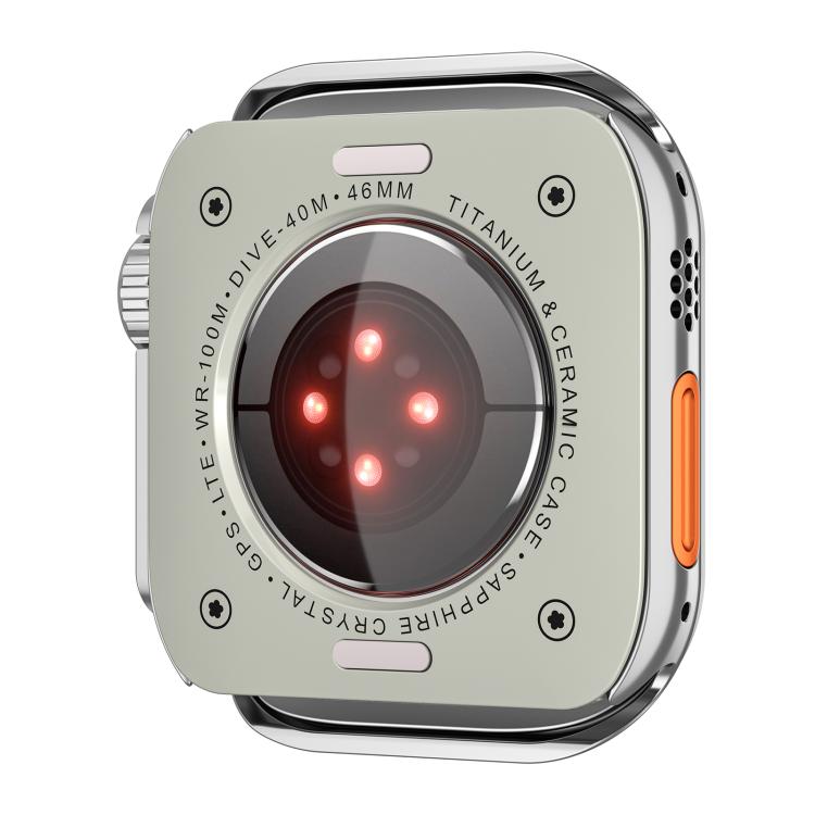 For Apple Watch Series 9 / 8 / 7 45mm Change to Ultra 49mm Zinc Alloy Watch Case