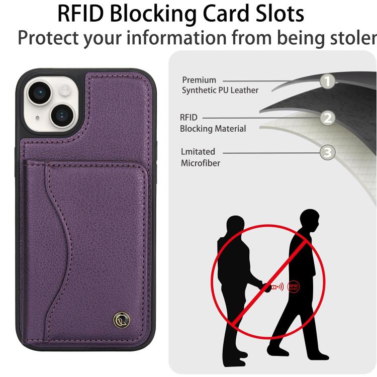 For iPhone 12 / 12 Pro AwQuer Horizontal Flip Card Bag Holder Leather Phone Case