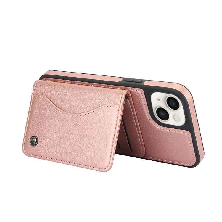 For iPhone 11 AwQuer Horizontal Flip Card Bag Holder Leather Phone Case
