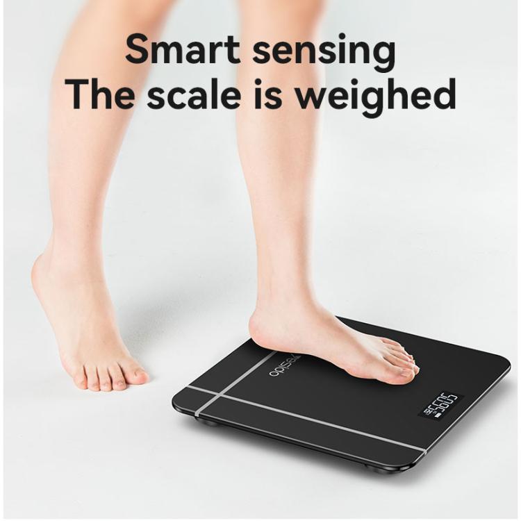 Yesido MG10 Smart Electronic Weight Scale, Size: 28x28x2.35cm - Black