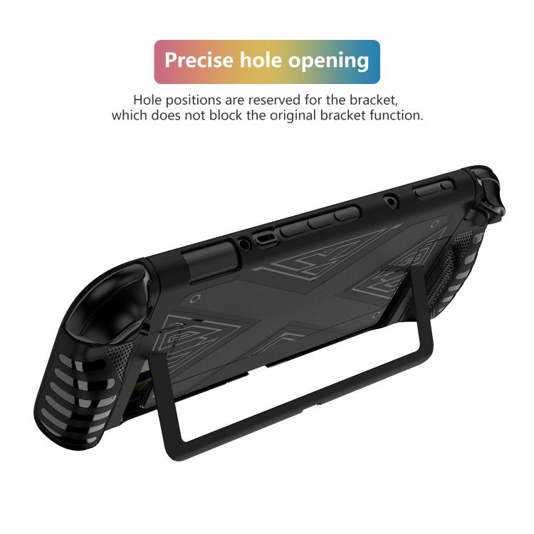 For Nintendo Switch 2  Detachable X-pattern Protective Case with Holder