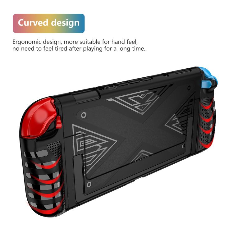 For Nintendo Switch 2  Detachable X-pattern Protective Case with Holder