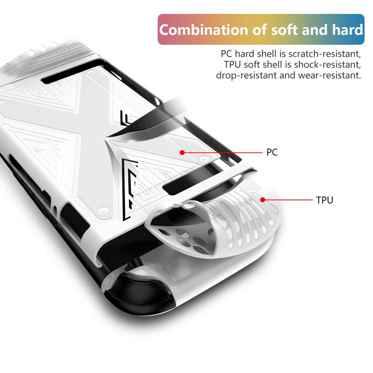 For Nintendo Switch 2  Detachable X-pattern Protective Case with Holder