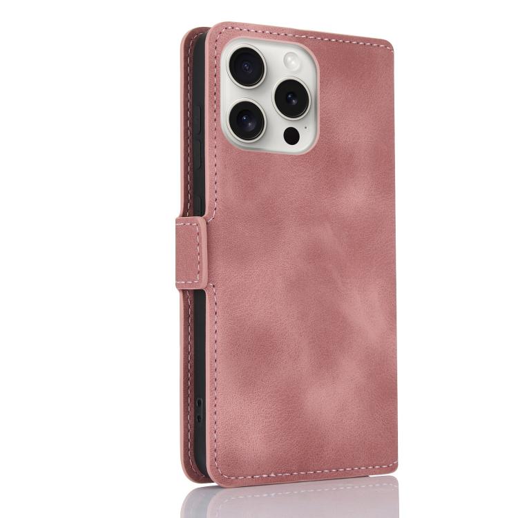 For iPhone 14 Pro Dreamy Butterfly Love Flower Embossed Leather Phone Case