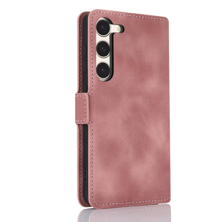 For Samsung Galaxy S23+ 5G Dreamy Butterfly Love Flower Embossed Leather Phone Case