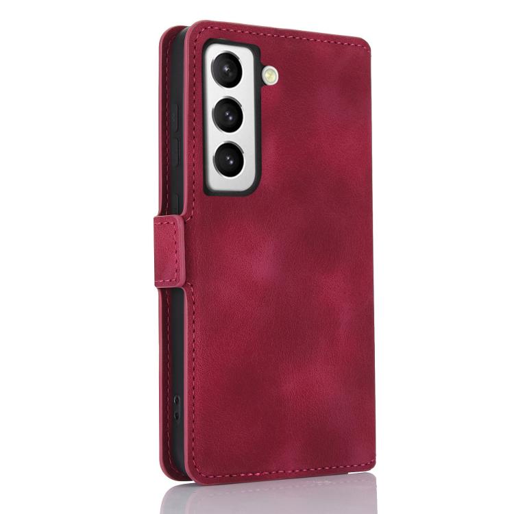 For Samsung Galaxy S22 5G Dreamy Butterfly Love Flower Embossed Leather Phone Case