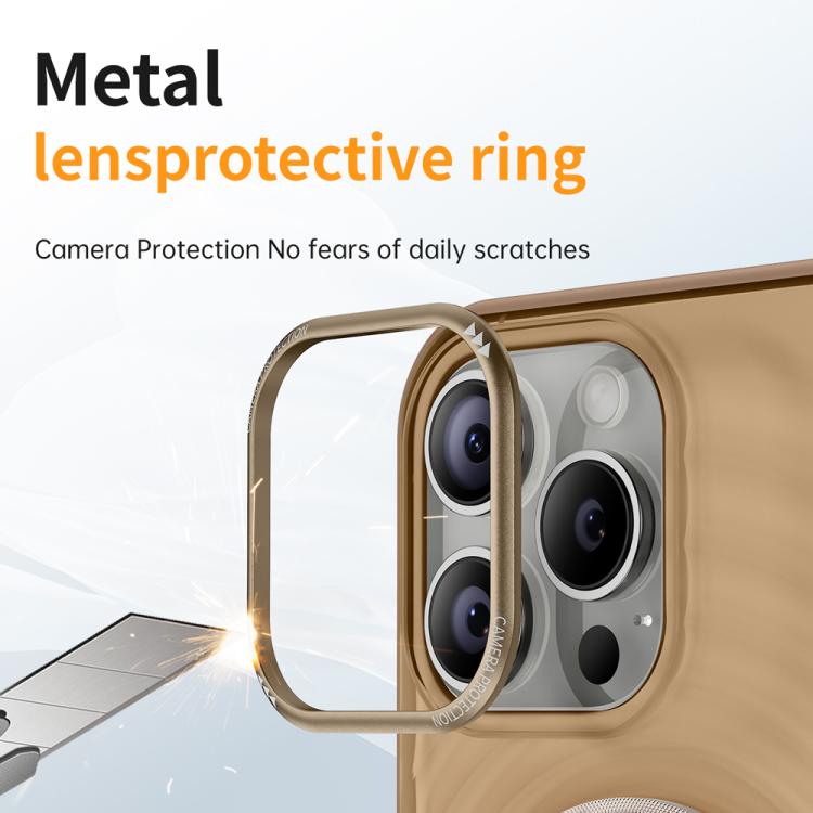 For iPhone 15 Pro Max Skin Ripples MagSafe Holder Phone Case