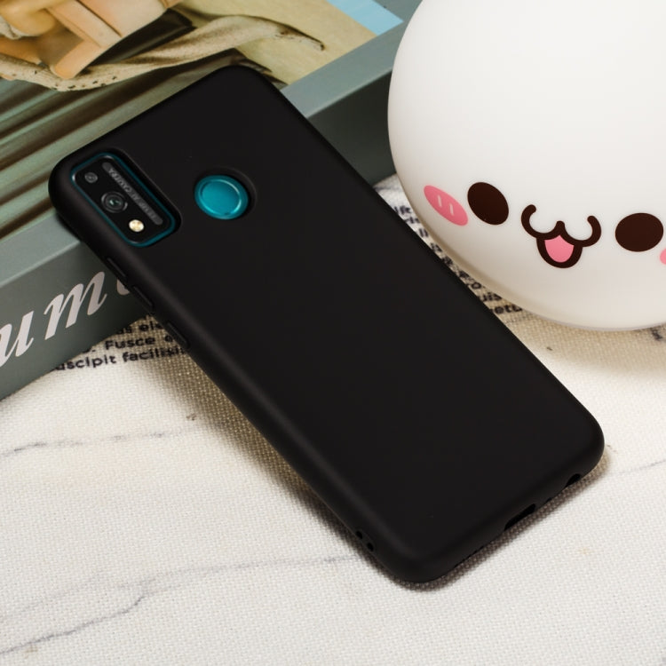 For Huawei Honor 9X Lite Pure Color Liquid Silicone Shockproof Full Coverage Case