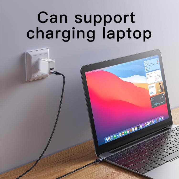 Yesido CA183 PD60W 3A USB-C / Type-C to USB-C / Type-C Charging Data Cable, Length: 2m - Black