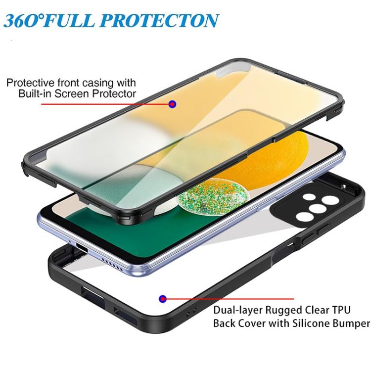 For Samsung Galaxy A13 4G Acrylic + TPU 360 Degrees Full Coverage Phone Case