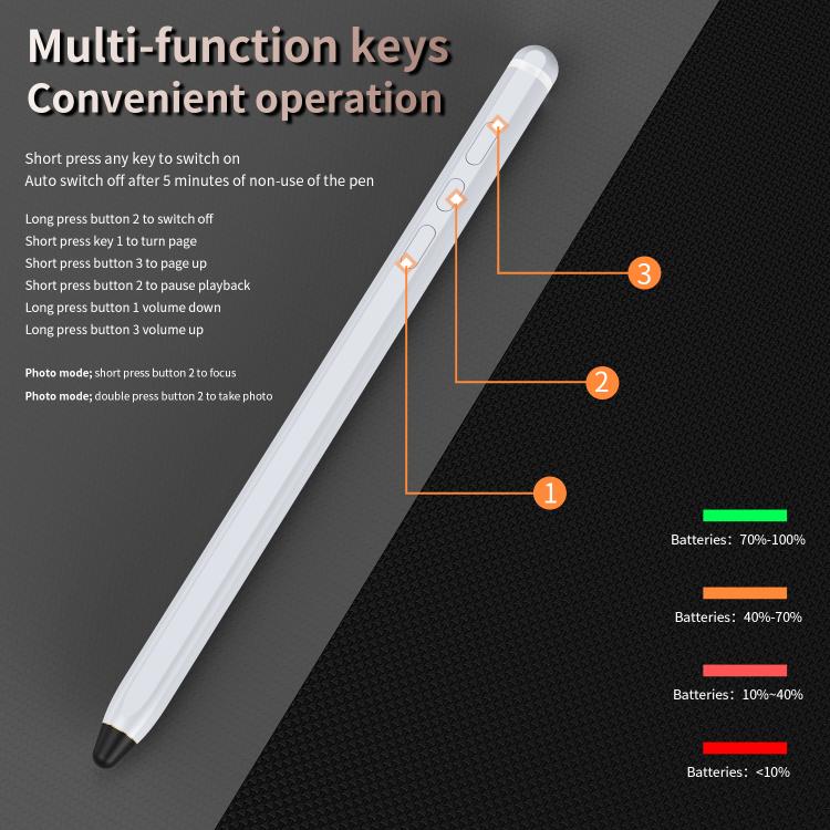 C1 Multifunctional Bluetooth Capacitive Pen for Mobile Phones / Tablets PC