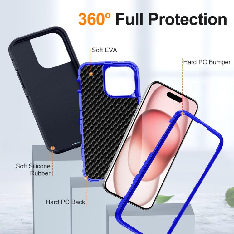 For iPhone 16 Pro Max Life Waterproof Rugged MagSafe Magnetic Phone Case