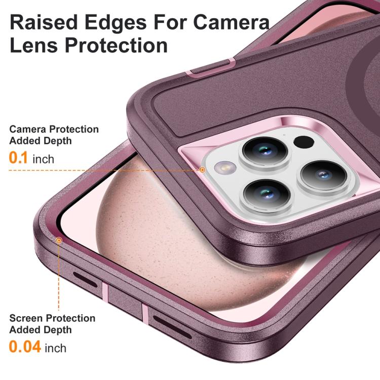 For iPhone 16 Plus Life Waterproof Rugged MagSafe Magnetic Phone Case