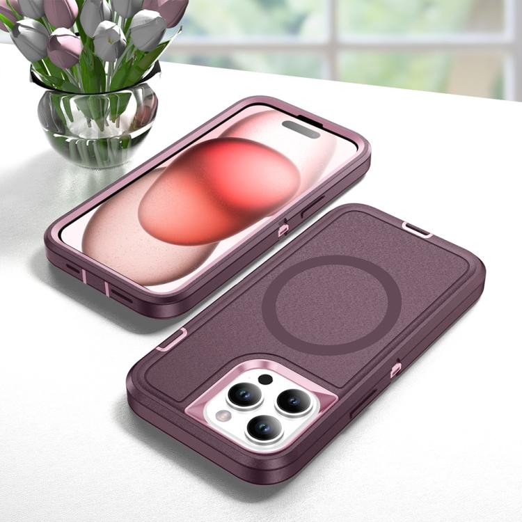 For iPhone 16 Plus Life Waterproof Rugged MagSafe Magnetic Phone Case