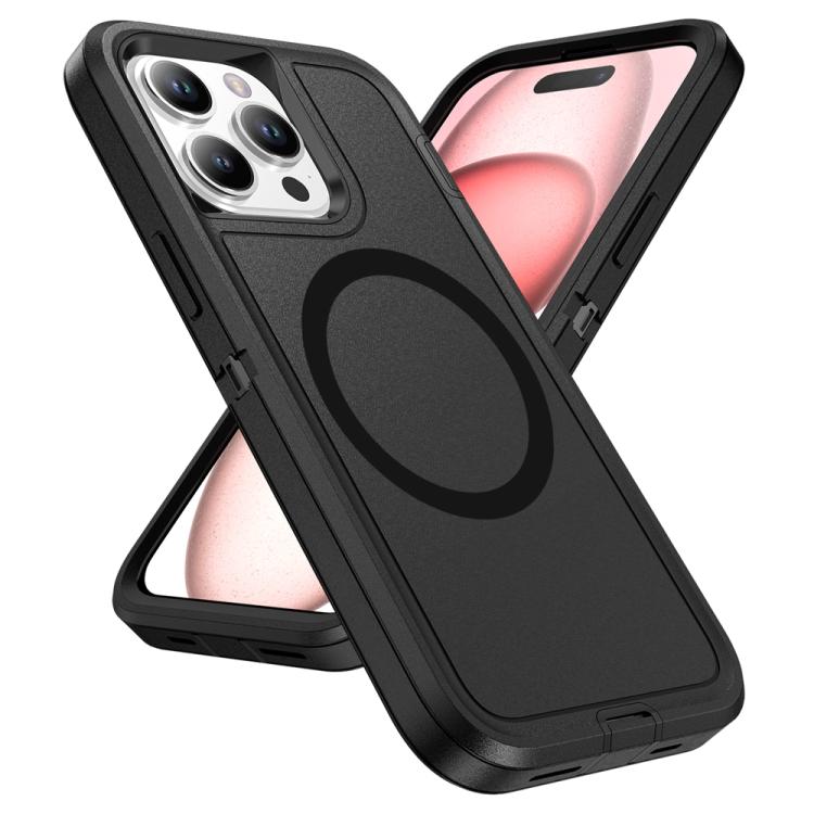 For iPhone 16 Life Waterproof Rugged MagSafe Magnetic Phone Case