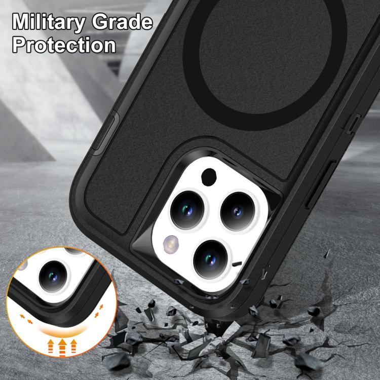 For iPhone 16 Life Waterproof Rugged MagSafe Magnetic Phone Case