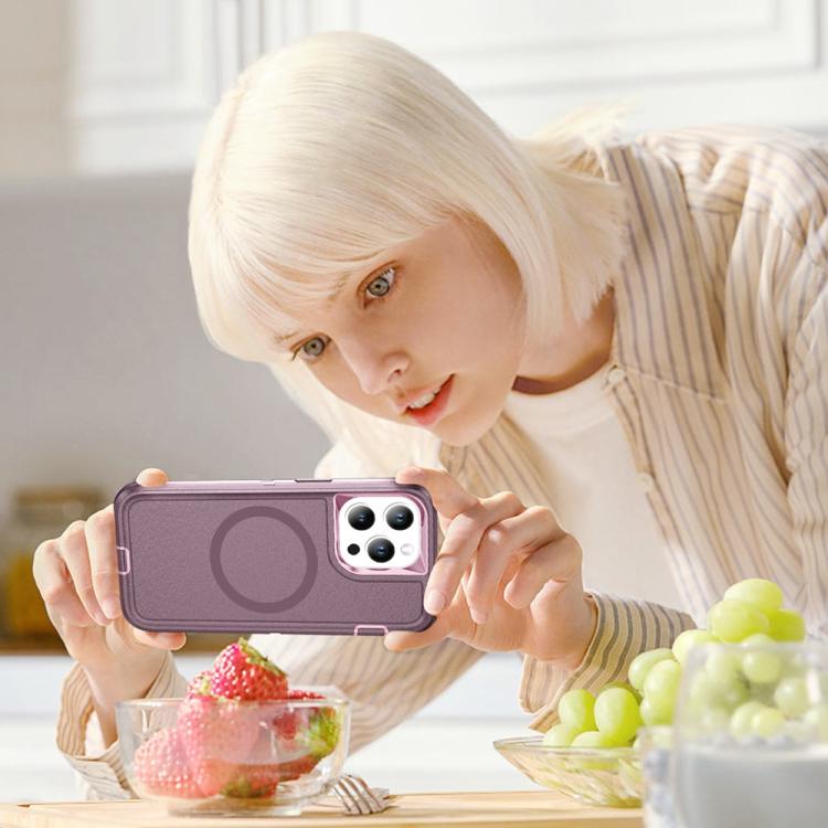 For iPhone 16 Life Waterproof Rugged MagSafe Magnetic Phone Case