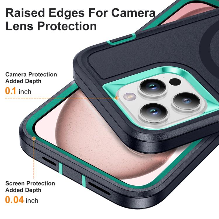 For iPhone 16 Life Waterproof Rugged MagSafe Magnetic Phone Case