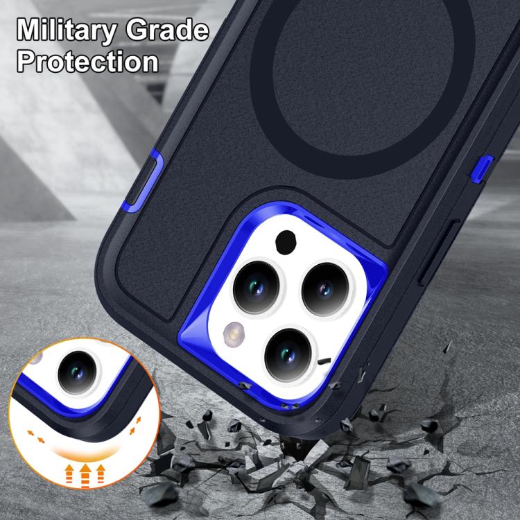 For iPhone 15 Pro Max Life Waterproof Rugged MagSafe Magnetic Phone Case