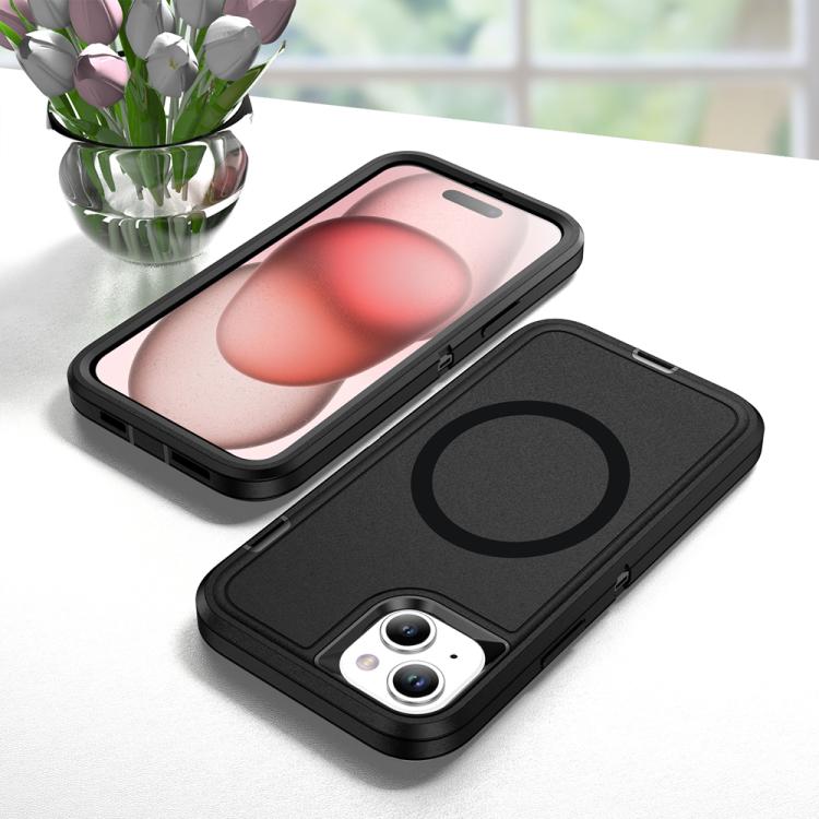For iPhone 14 Plus / 15 Plus Life Waterproof Rugged MagSafe Magnetic Phone Case