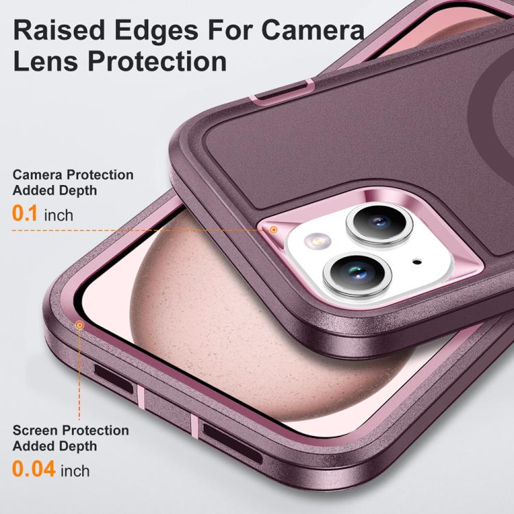 For iPhone 14 Plus / 15 Plus Life Waterproof Rugged MagSafe Magnetic Phone Case