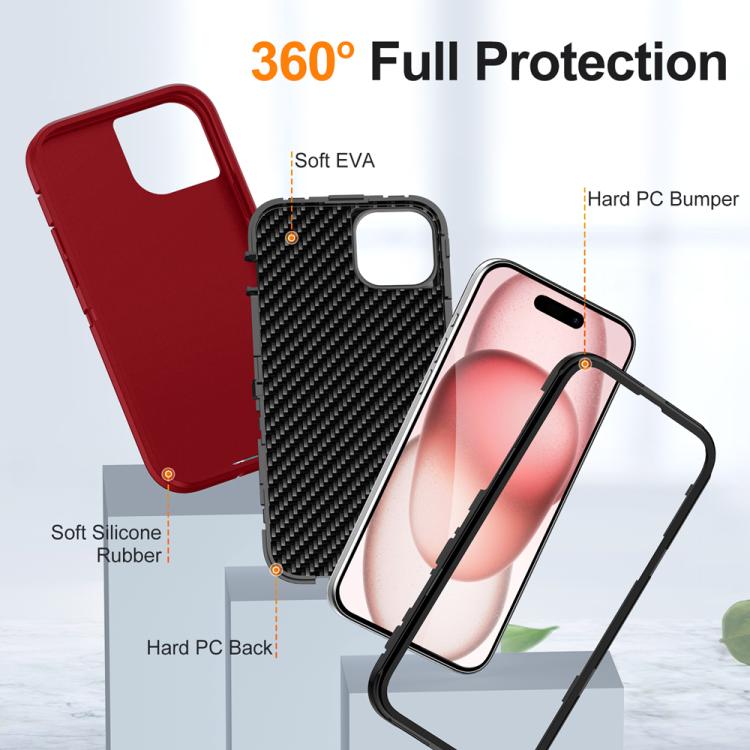 For iPhone 15 Life Waterproof Rugged MagSafe Magnetic Phone Case