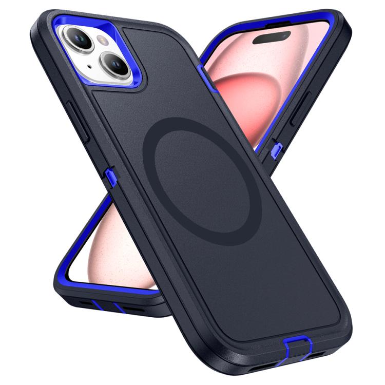 For iPhone 15 Life Waterproof Rugged MagSafe Magnetic Phone Case
