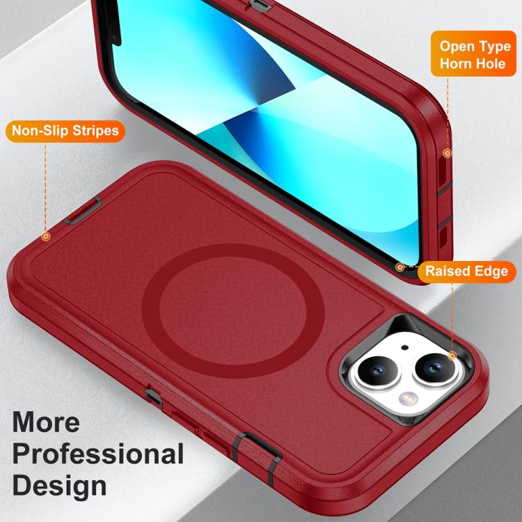 For iPhone 13 / 14 Life Waterproof Rugged MagSafe Magnetic Phone Case