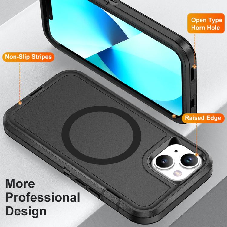 For iPhone 13 / 14 Life Waterproof Rugged MagSafe Magnetic Phone Case